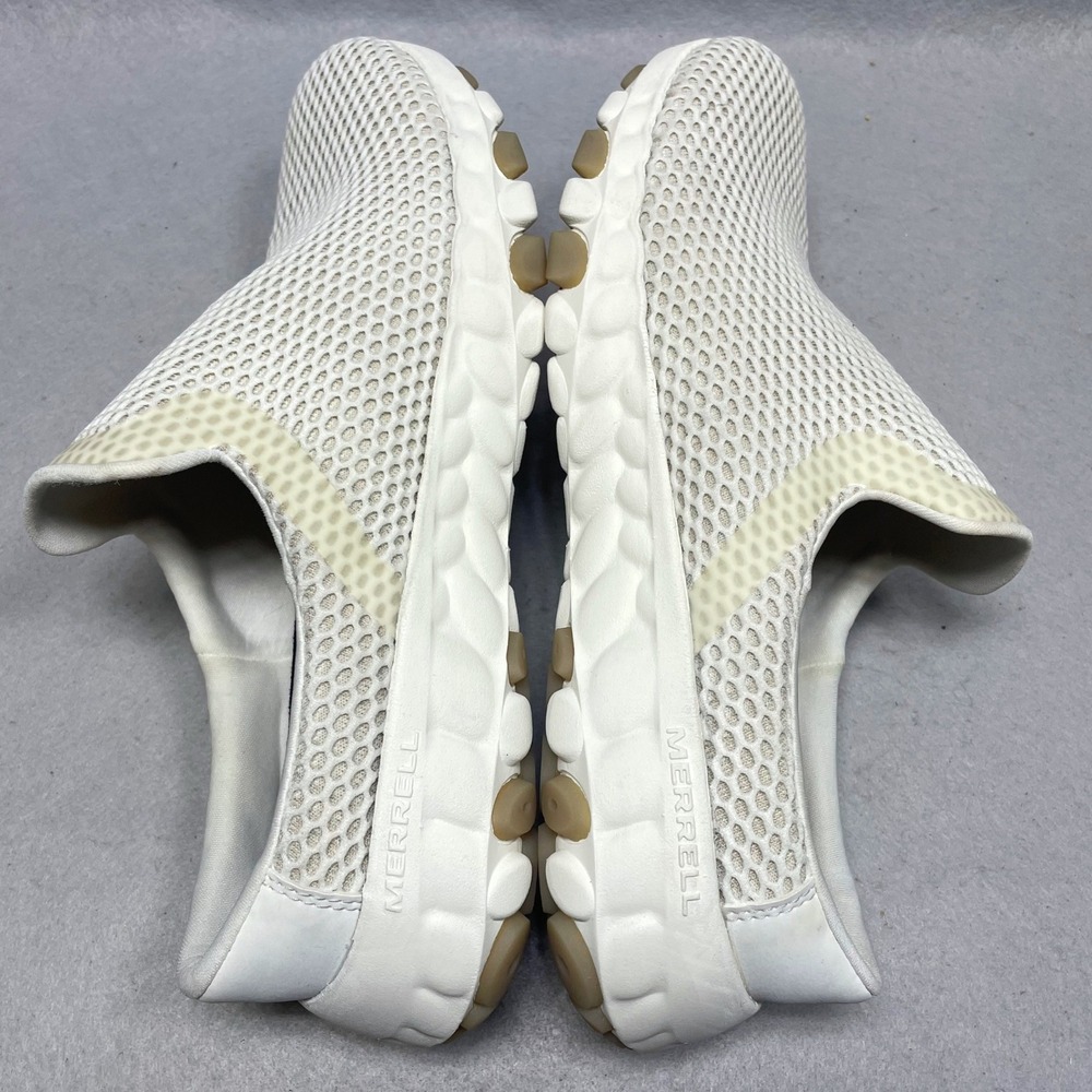Merrell Nova Moc Slip On Shoes Womens 10 White Mesh Breathable - Picture 6 of 8
